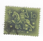 Stamps Portugal -  Caballero medieval