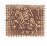Stamps Portugal -  Caballero medieval