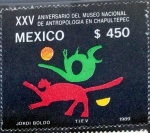 Stamps Mexico -  Intercambio crxf 0,30 usd 450 p. 1989