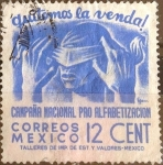 Stamps Mexico -  Intercambio crxf 0,20 usd 12 cent. 1945