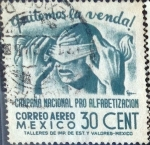 Stamps Mexico -  Intercambio crxf 0,20 usd 30 cent. 1945