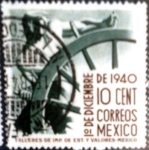 Stamps Mexico -  Intercambio 0,85 usd 10 cent. 1940