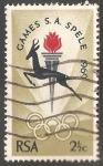 Stamps : Africa : South_Africa :  JUEGOS OLÍMPICOS-MÉXICO