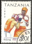 Sellos de Africa - Tanzania -  Boxeo