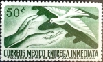 Sellos de America - M�xico -  Intercambio 0,20 usd 50 cent. 1962