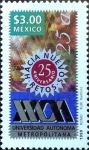 Stamps Mexico -  Intercambio 1,00 usd 3 p. 1999