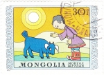 Stamps Mongolia -  cuentos infantiles