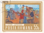 Stamps Romania -  obreros navales
