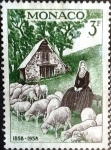 Sellos del Mundo : Europa : Mnaco : Intercambio crxf 0,20 usd 3 fr. 1958