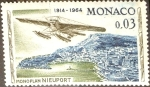 Stamps Monaco -  Intercambio nfxb 0,20 usd 0,03 fr. 1964