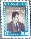 Stamps Nicaragua -  Intercambio 0,20 usd 40 cent. 1957