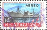 Stamps Nicaragua -  Intercambio cr5f 0,45 usd 1 Córdoba. 1957