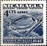 Stamps Nicaragua -  Intercambio cr5f 0,20 usd 4 cent. 1949