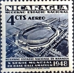 Stamps : America : Nicaragua :  Intercambio 0,20 usd 4 cent. 1949