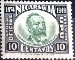 Sellos de America - Nicaragua -  Intercambio 0,20 usd 10 cent. 1950