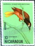 Stamps Nicaragua -  Intercambio nfxb 0,20 usd 10 cent. 1971