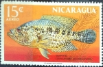 Stamps : America : Nicaragua :  Intercambio aexa 0,20 usd 15 cent. 1969