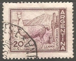 Stamps : America : Argentina :  LLama