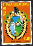 Stamps : Africa : Equatorial_Guinea :  Mascaras Africanas