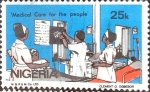 Stamps : Africa : Nigeria :  Intercambio 0,20 usd 25 k. 1986