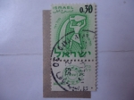 Stamps Israel -  Acuario - Aquarius. (Mi/Is:251-2B
