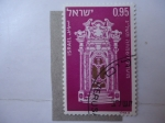 Sellos de Asia - Israel -  Siryat Shmuel Central Synagogue- Haifa-Israel - (Mi/Is:568 - Sn/Is:500)