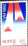 Stamps : Europe : Norway :  Intercambio 1,10 usd 3,00 k. 1982