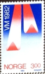 Stamps Norway -  Intercambio 1,10 usd 3,00 k. 1982