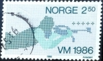 Stamps : Europe : Norway :  Intercambio 0,20 usd 2,50 k. 1986