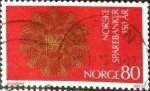 Stamps Norway -  Intercambio maxs 0,30 usd 80 ore 1972