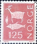 Stamps Norway -  Intercambio maxs 0,20 usd 125 ore 1975