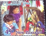 Stamps New Zealand -  Intercambio crxf 0,50 usd 45 cent. 1994