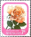 Stamps New Zealand -  Intercambio 0,20 usd 7 cent. 1976