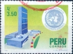 Stamps Peru -  Intercambio 0,75 usd 3,50 I. 1986