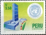 Stamps Peru -  Intercambio dm1g 0,75 usd 3,50 I. 1986