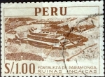 Stamps : America : Peru :  Intercambio 0,20 usd 1,00 s. 1952