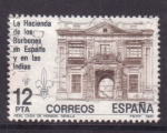Stamps Spain -  Hacienda de los Borbones en España y en las indias