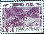Sellos de America - Per� -  Intercambio 0,20 usd 0,50 s. 1960