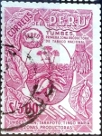 Stamps : America : Peru :  Intercambio 0,20 usd  3,00 s. 1962