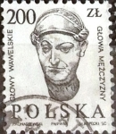 Stamps Poland -  Intercambio 1,75 usd  200 z. 1986