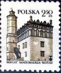 Stamps Poland -  Intercambio m1b 0,20 usd  2,50 z. 1980