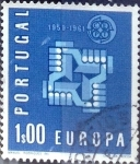 Stamps Portugal -  Intercambio 0,20 usd 1 e. 1961