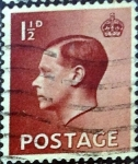 Stamps United Kingdom -  Intercambio 0,35 usd 1,5 p. 1936