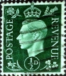 Stamps United Kingdom -  Intercambio 0,25 usd 1/2 p. 1937