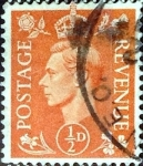 Stamps United Kingdom -  Intercambio 0,20 usd 1/2 p. 1950