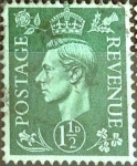 Stamps United Kingdom -  Intercambio 0,70 usd  1,5 p. 1950