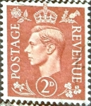 Stamps United Kingdom -  Intercambio 0,45 usd 2 p. 1950