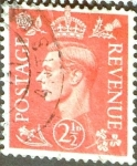 Stamps United Kingdom -  Intercambio 0,45 usd 2,5 p. 1950