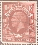 Stamps United Kingdom -  Intercambio 0,60 usd 1,5 p. 1934
