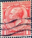 Stamps United Kingdom -  Intercambio 1,10 usd 1 p. 1912